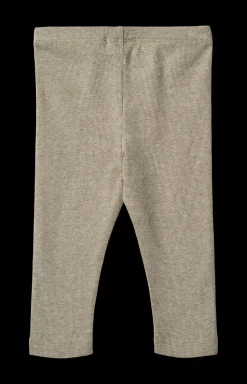 Best Wheat Jules Jersey Rib Baby Leggings, , 56 cm Gravel Melange
