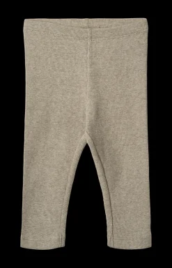 Best Wheat Jules Jersey Rib Baby Leggings, , 56 cm Gravel Melange