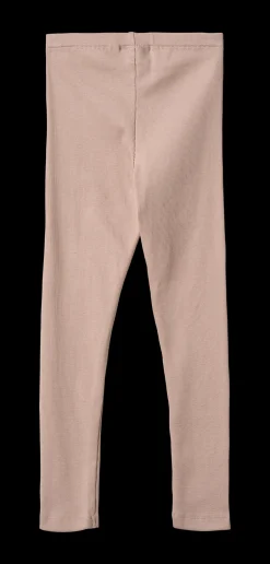 Wheat Jules Jersey Rib Leggings, , 128 cm Rose Powder