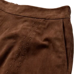 Outlet Depeche Julia Suede Shorts, , XL Wood