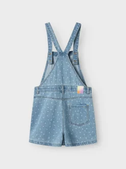 Name It Juliana Denim Overall Shorts, , 110 cm*Børn Nederdele & Shorts|Kjoler