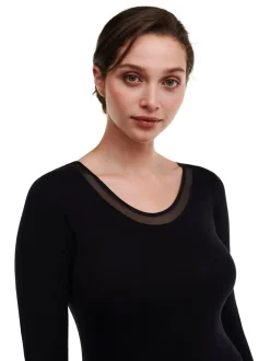 Discount Femilet Juliana Langærmet T-shirt, , 36 Black
