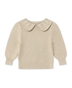 Clearance Fliink Julie Knit Bluse, , 120 cm Sandshell