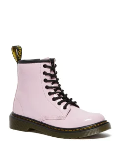 New Dr. Martens Junior Patent Leather Ankle Støvle, , 33 Pale Pink