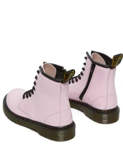 New Dr. Martens Junior Patent Leather Ankle Støvle, , 33 Pale Pink