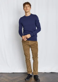 Clearance Bruun & Stengade Jupiter Regular Fit Striktrøje, , XL Thunder