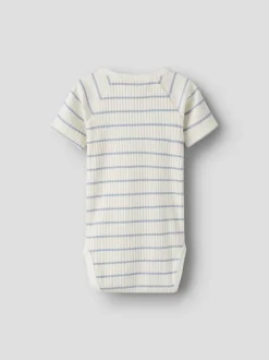 Lil' Atelier Kail Ss Slim Body, , 80 cm*Børn Bodies & Heldragter
