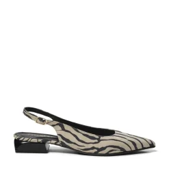 Discount Pavement Kala Slingback Ballerinasko, , 39 Zebra Satin