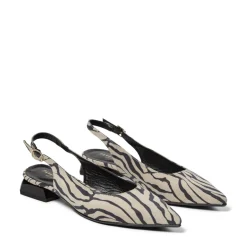 Discount Pavement Kala Slingback Ballerinasko, , 39 Zebra Satin