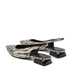 Discount Pavement Kala Slingback Ballerinasko, , 39 Zebra Satin