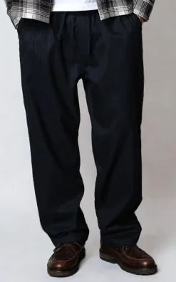 Best Plenum Studio Kale Pinstripe Bukser, , M Dark Navy