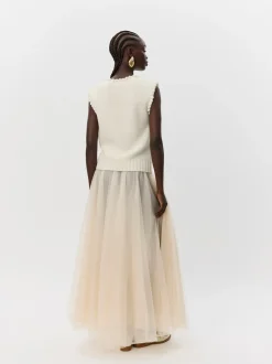 Sofie Schnoor KamelaSW Vest, , M Off White