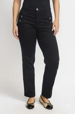 2-Biz Karcemona Bukser, , 46 Black