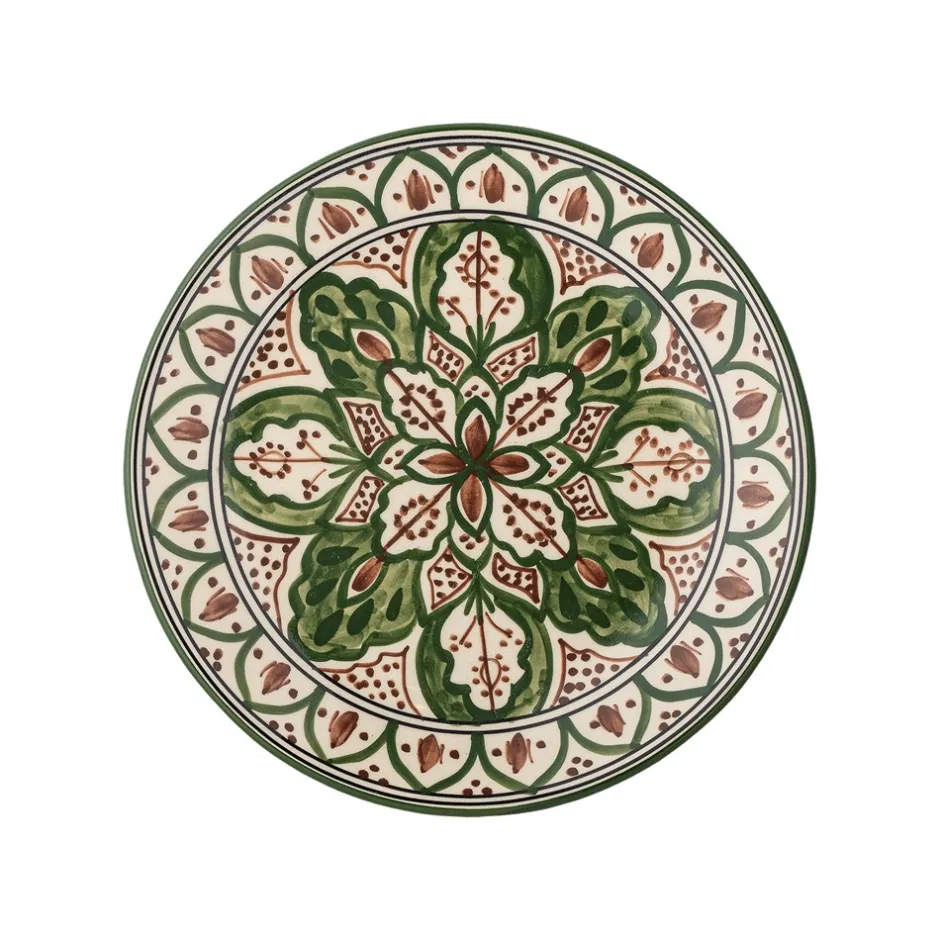 Bloomingville Karlie Tallerken, , Ø19 cm Green