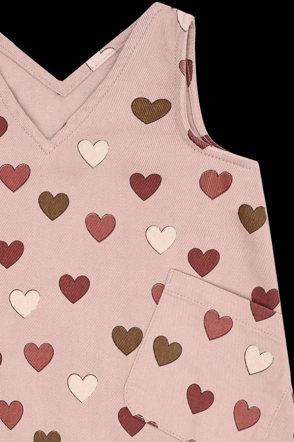 New Hust & Claire Karoline Old Hearts Kjole, , 116 cm Adobe Rose