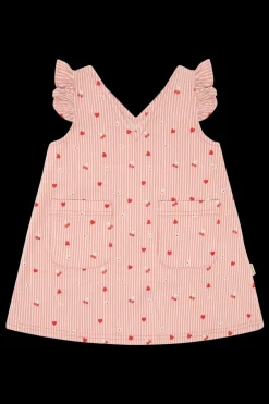 Outlet Hust & Claire Karoline Stripes Kjole, , 128 cm Sorbet