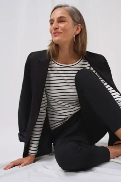 Clearance Kaffe KAsakura Blazer, , 38 Black Deep