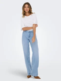 JDY Katie Lavtaljede Jeans, , M/L32*Dame Jeans