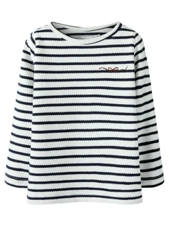 Outlet Name It Kattie Langærmet T-shirt, , 116 cm Cloud Dancer Sky Captain