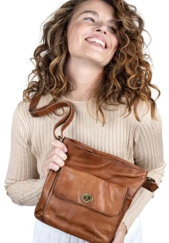 Outlet Re:Designed Kay Urban Crossbody Taske, Walnut