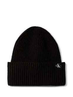 Calvin Klein Kids' Ribbed Beanie, , L/XL*Børn Huer & Hatte