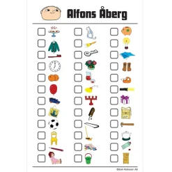 Alfons Åberg Kig & Husk Spil*Børn Spil & Puslespil