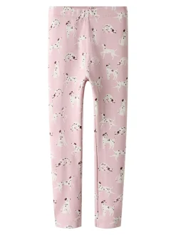 Clearance Name It Kilas Leggings, , 104 cm Bleached Mauve Cloud Dancer