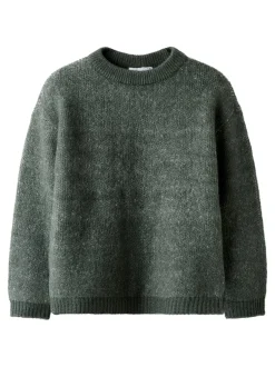 Discount Name It Kjertan Striktrøje, , 122-128 cm Deep Forest