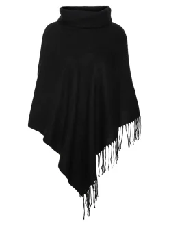 Online Vero Moda Kleo Poncho, Black