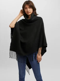 Online Vero Moda Kleo Poncho, Black