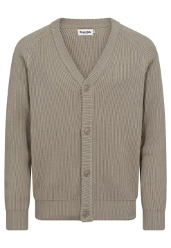 Online Resteröds Knit Button Down Cardigan, , S Sand