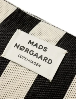 Clearance Mads Nørgaard Knit Stripe Hof Makeuptaske, Black