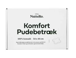 Clearance Salling NatteRo Komfort Hovedpudebetræk, , 44x54 cm White