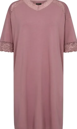 Decoy Kortærmet Natkjole, , M*Dame Loungewear