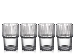 Outlet Bitz Kusintha 4-pak Cafeglas, , 38 cl Clear