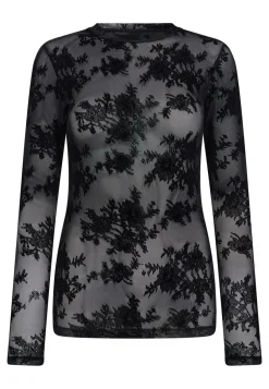 Hype The Detail Lace Bluse, , XS Black
