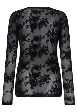 Hype The Detail Lace Bluse, , XS Black