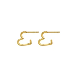 Sale Maanesten Laia Petite Øreringe, Gold Plated