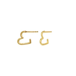 Sale Maanesten Laia Petite Øreringe, Gold Plated