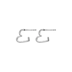 Clearance Maanesten Laia Petite Øreringe, Silver