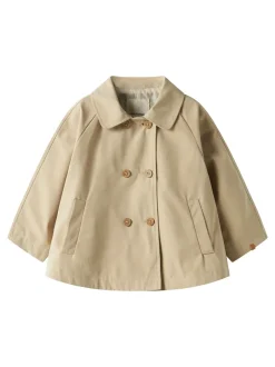 Clearance Lil' Atelier Lamadelin Loose Long Jakke, , 122-128 cm Safari