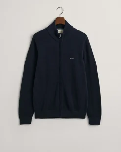 New GANT Langærmet Cardigan, , XXL Evening Blue