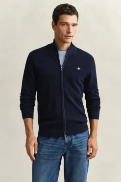Best GANT Langærmet Cardigan, , 3XL Evening Blue
