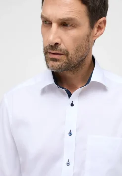 Eterna Langærmet Comfort Fit Skjorte, , 41* Skjorter