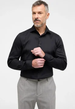 Eterna Langærmet Slim Fit Performance Skjorte, , 44* Skjorter