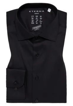 Eterna Langærmet Slim Fit Performance Skjorte, , 44* Skjorter