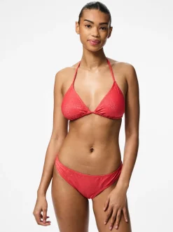 Pieces Laomi Lurex Bikinitop, , S Lollipop