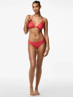 Pieces Laomi Lurex Bikinitrusser, , XL*Dame Badetøj