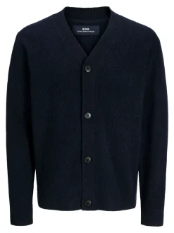 Outlet R.D.D. Royal Denim Division Larry Knit Cardigan, , XL Salute