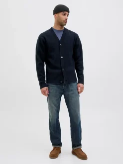 Outlet R.D.D. Royal Denim Division Larry Knit Cardigan, , XL Salute